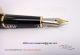 Perfect Replica Montblanc Meisterstuck Rose Gold Clip Black Fountain Pen For Sale (7)_th.jpg